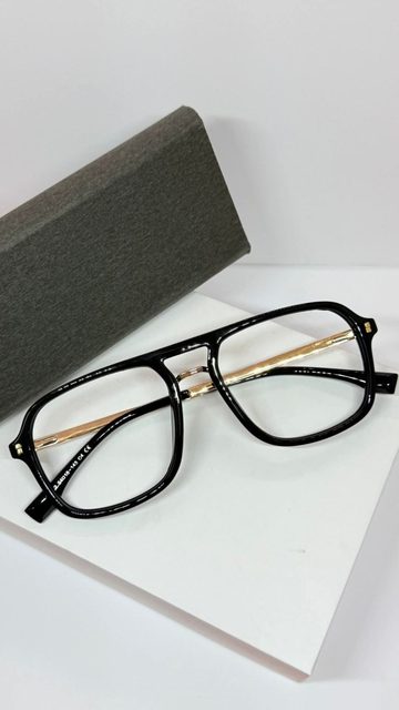 Aro clásico negro Alessandro Eyewear AE-307